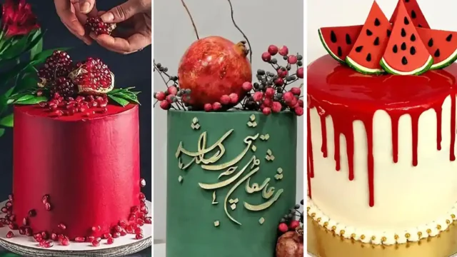 کیک شب یلدا | قشنگ ترین مدل ها با طراحی های خاص