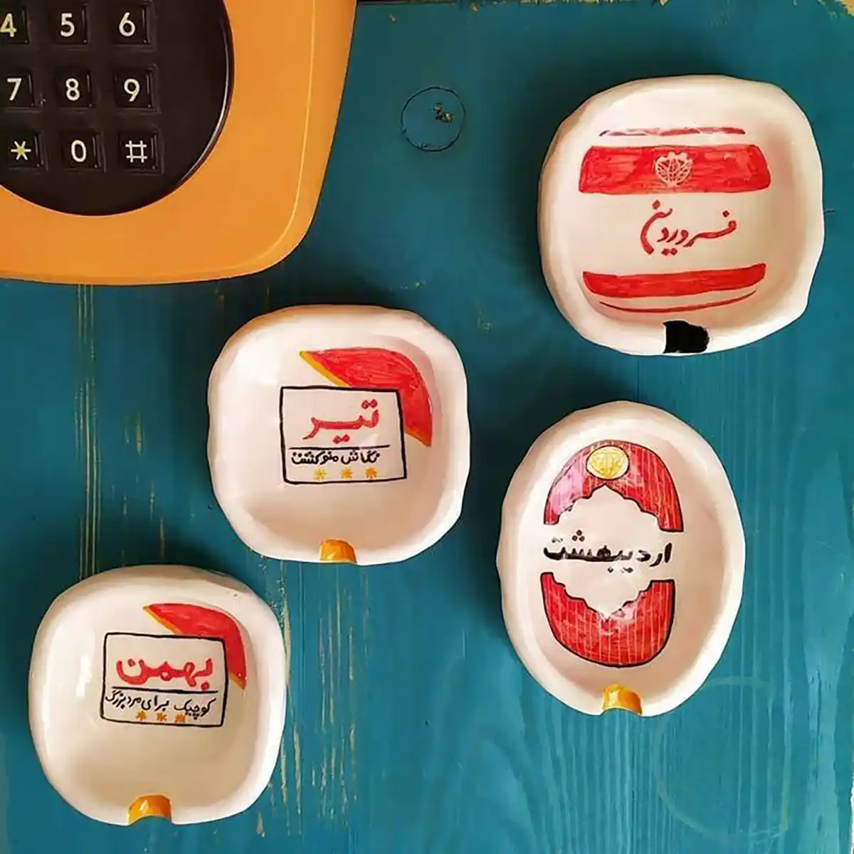 زیر سیگاری سرامیکی و فانتزی