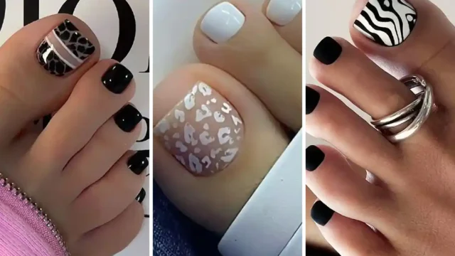 طرح ناخن پا جدید  ایده‌هایی برای استایل جذاب