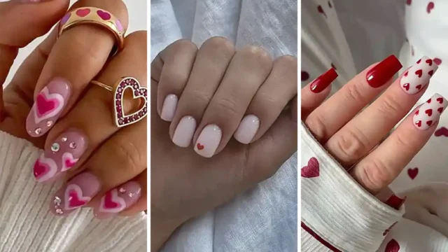 طراحی ناخن قلبی |  دیزاینی احساسی و خاص