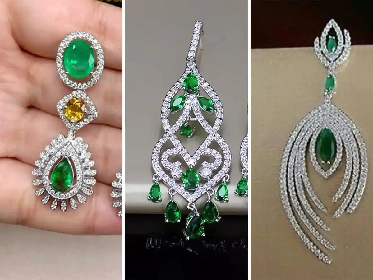 بهترین گوشواره سبز طلا در بازار خرید گوشواره نگین سبز با قیمت مناسب گردنبند سبز طلا برای مناسبتهای خاص گوشواره سبز طلا برای عروسی ترکیب گوشواره سبز با لباس مجلسی