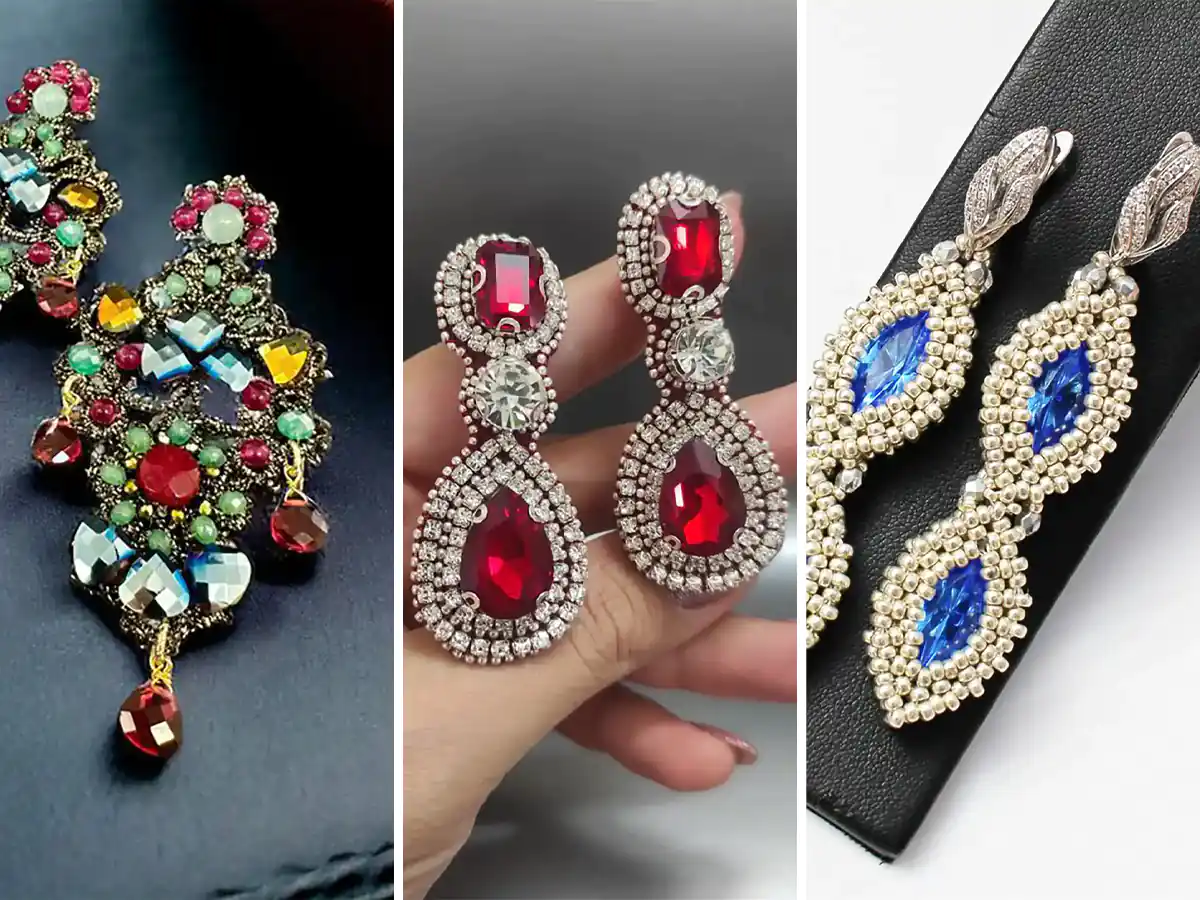 گوشواره فانتزی گوشواره طلا جدید گوشواره جواهری گوشواره برلیان گوشواره مرواریدی گوشواره میخی استیل