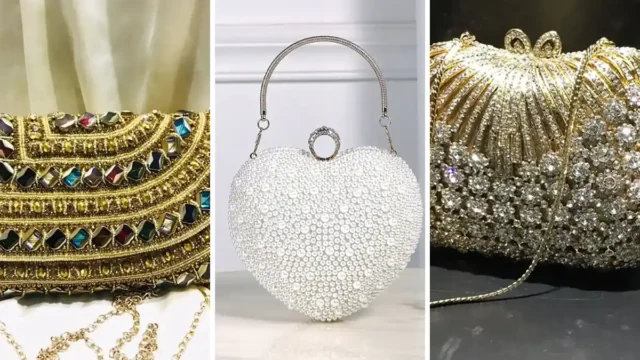 کیف کارشده زنانه مجلسی برای استایل‌های لاکچری و خیره‌کننده