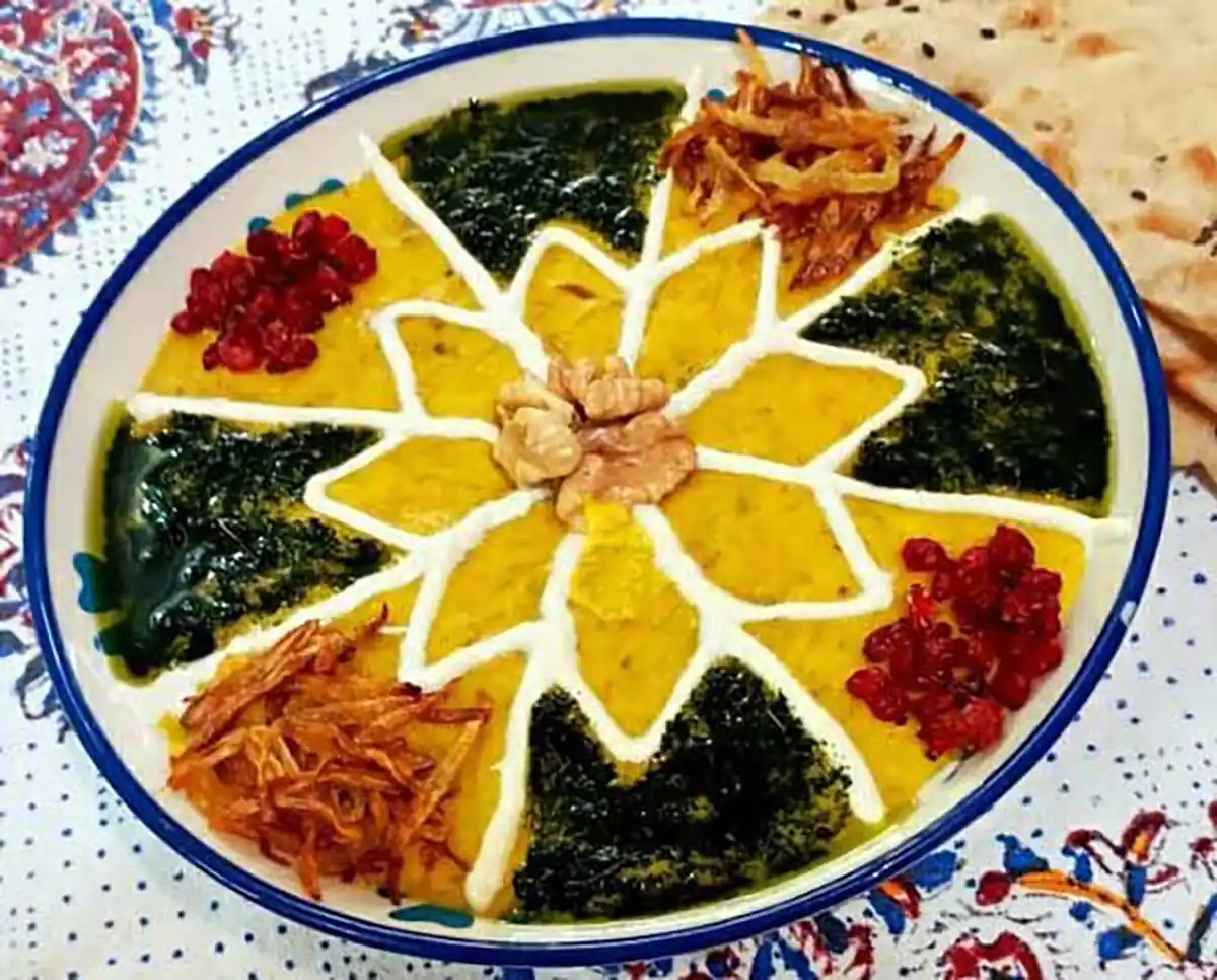 تزیین آش رشته با کشک زعفرانی​ایده‌های تزیین آش رشته ساده​تزیین آش رشته برای مهمانی​نقش پیاز داغ در تزیین آش​
بهانه ی خوبش....
+5
Cookpad
+5
آرسس شف
+5تزیین آش رشته با حبوبات​استفاده از سبزیجات در تزیین آش​