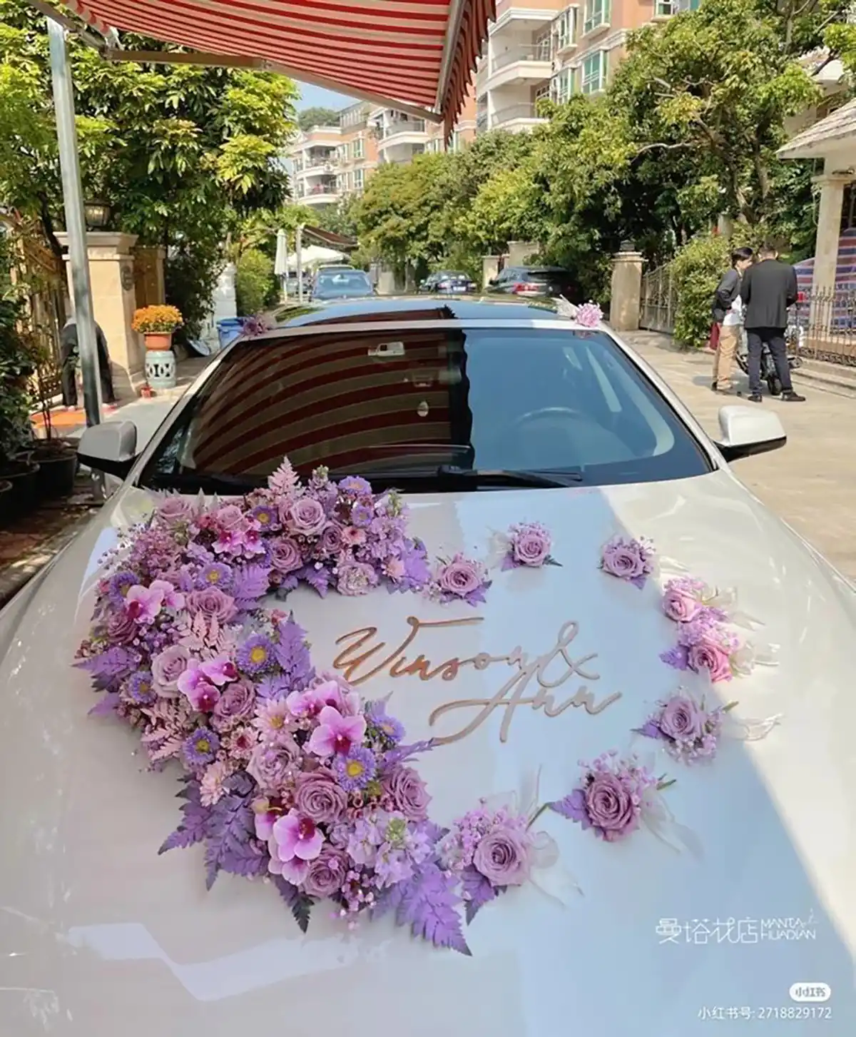 ماشین عروس ساده ماشین عروس لاکچری گل ماشین عروس کرایه ماشین عروس دسته گل عروس سعادت رنت