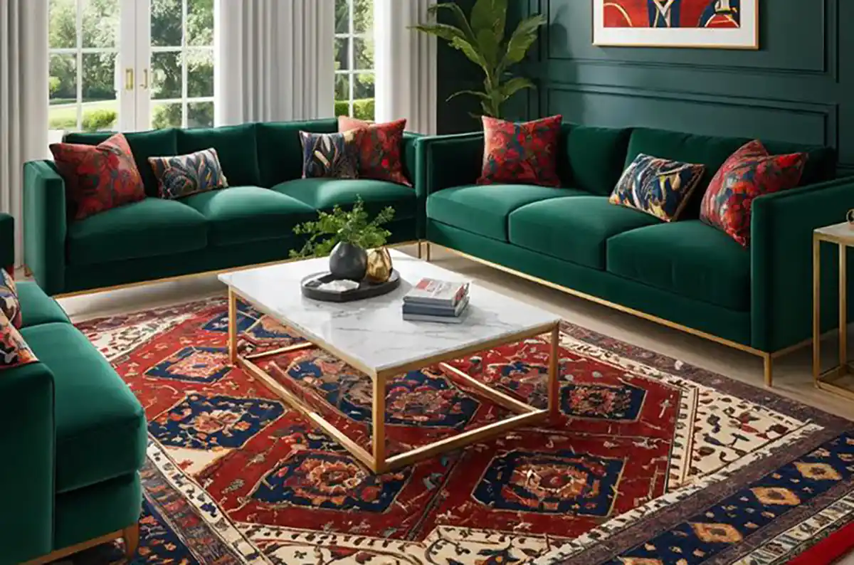 دکوراسیون سبز و قرمز
دکوراسیون سبز و طلایی
دکوراسیون سبز و کرم
دکوراسیون سبز و طوسی
مبل سبز درباری
مبل سبز و کرم