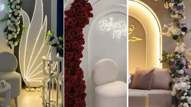دیزاین جایگاه عروس | مدل لاکچری مناسب جشن‌های شب توی تالارهای بزرگ