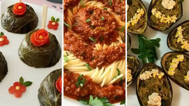 تزیین غذا خانگی | مدل سنتی برای جشنواره‌ غذا با کلی خلاقیت و رنگ و لعاب