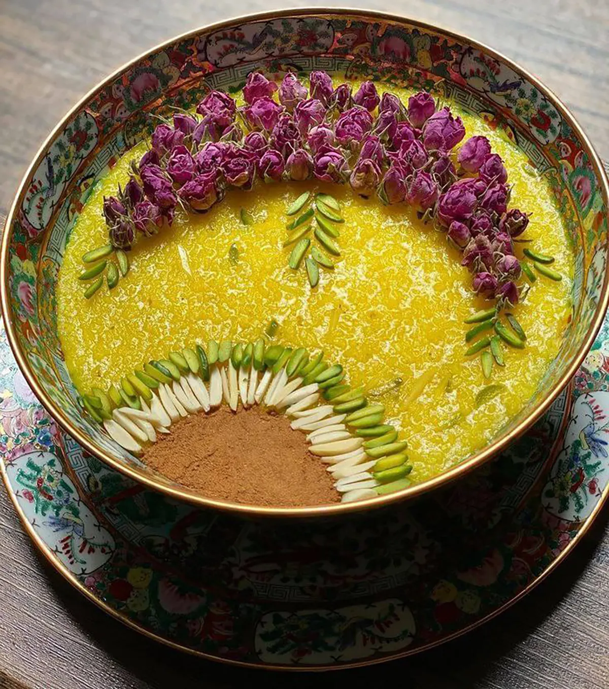 تزیین شله زرد نذری 