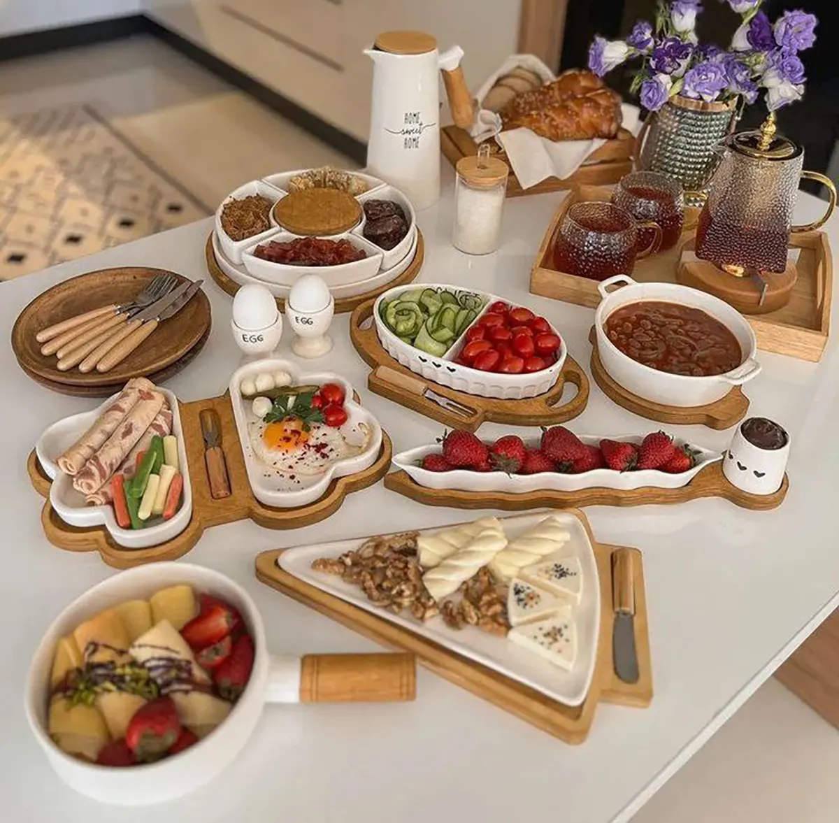 تزیین صبحانه