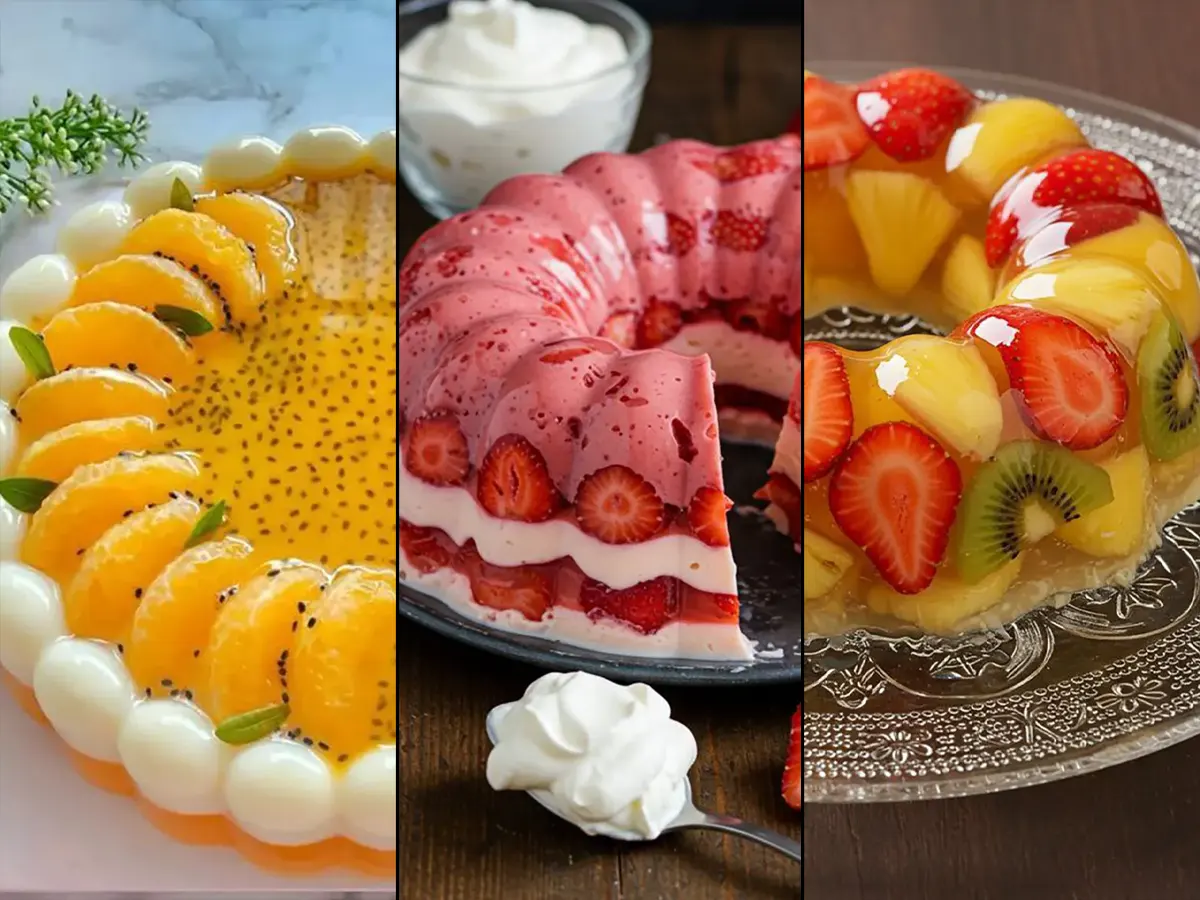 انواع تزیین ژله