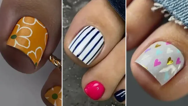 ژلیش پا ترند  | مدل طراحی ناخن پا که همیشه تو بورس می‌مونن