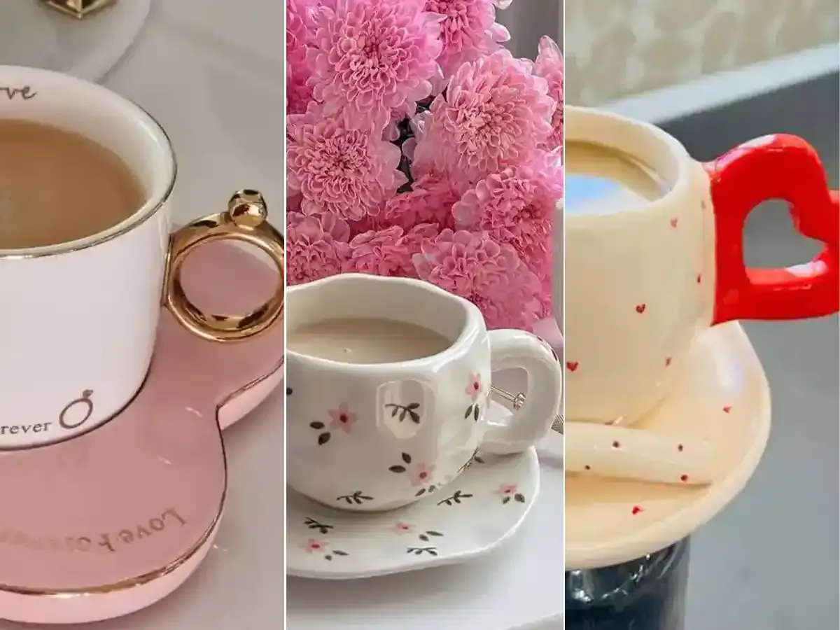 فنجون قهوه سرامیکی