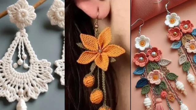 گوشواره آویز بافتنی شاد و رنگی | چطوری استایل تکراری‌تو نجات بدی با یه جفت گوشواره؟