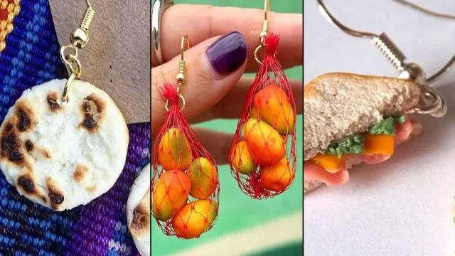 گوشواره طرح خوراکی با طراحی دست‌ساز و فانتزی | خاص‌ترین مدل‌ها برای استایل شیطون