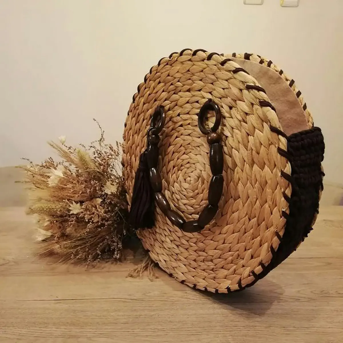 کیف دوشی حصیری