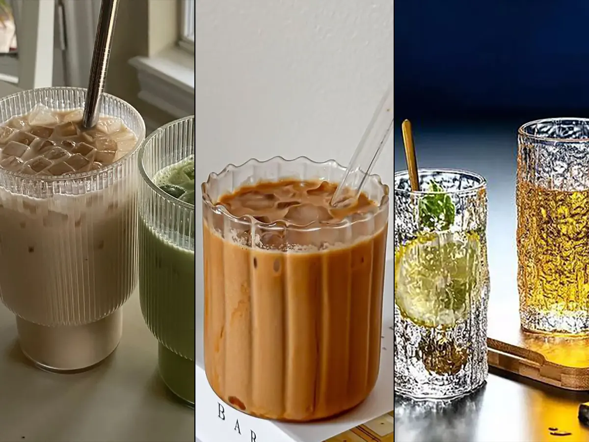 مدل لیوان شیشه ای