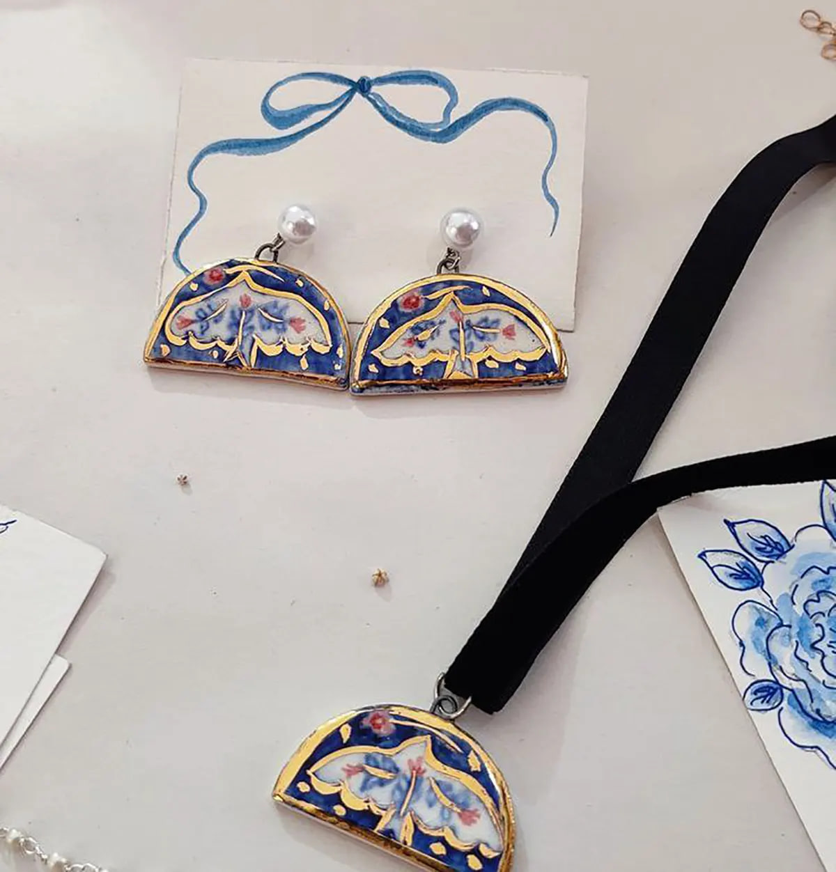گوشواره آویز مجلسی