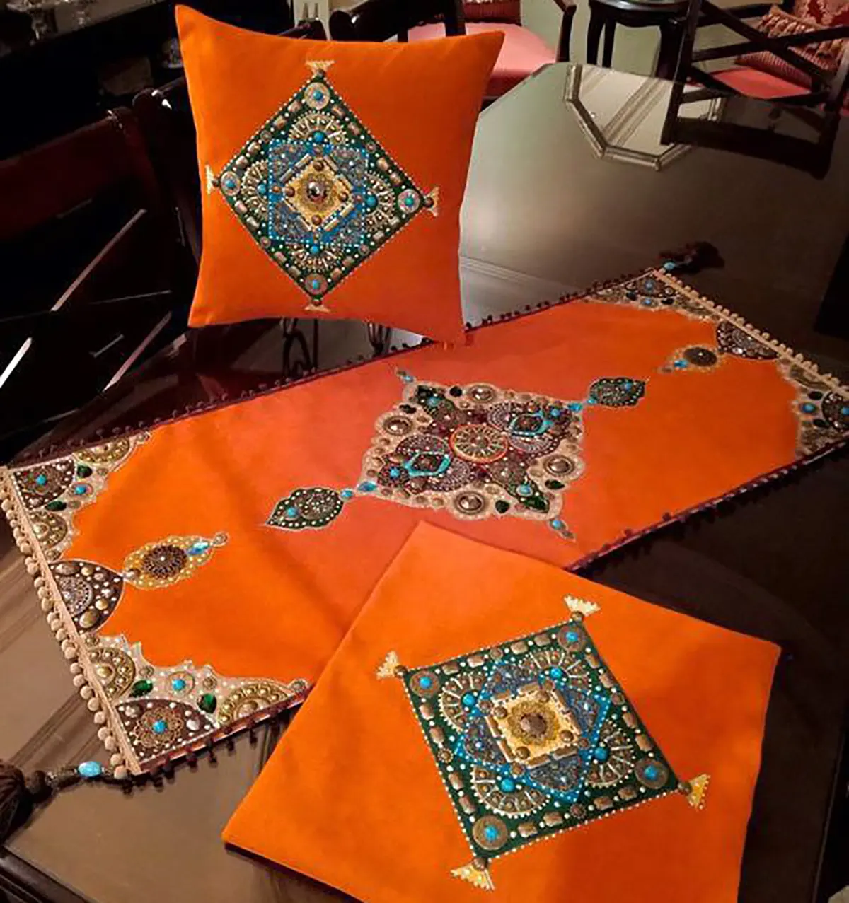 رانر رومیزی سنتی
