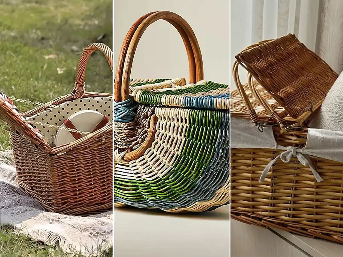 سبد پیک نیک پارچه ای سبد پیک نیک حصیری دیجی کالا سبد دسته دار سبد پلاستیکی کوچک