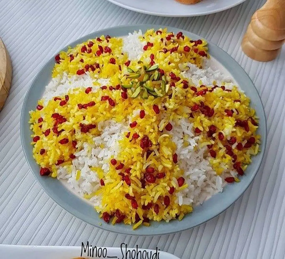 تزیین پلو مجلسی