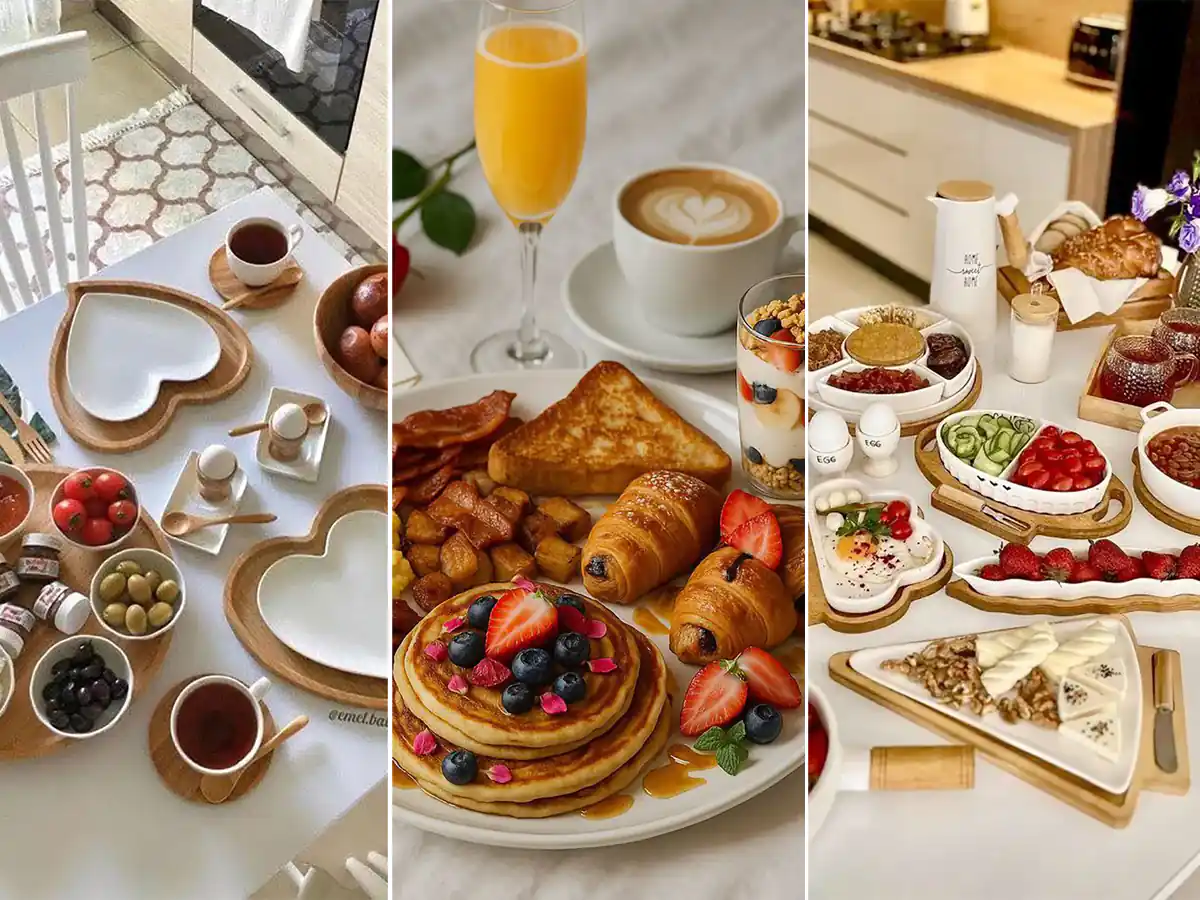 میز صبحانه لاکچری