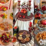 تزیین شب یلدا برای عروس اینستاگرام
