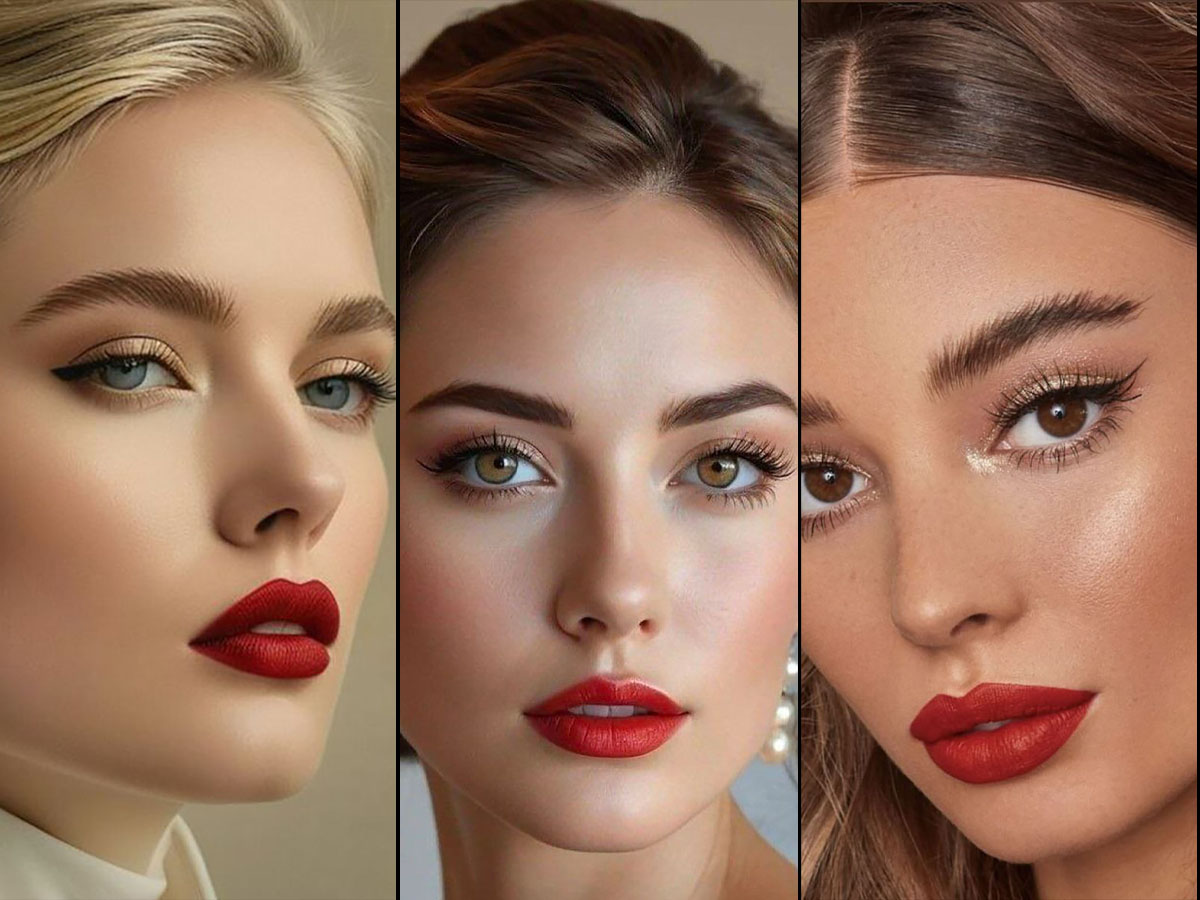 با رژ قرمز چه رژگونه ای بزنیم