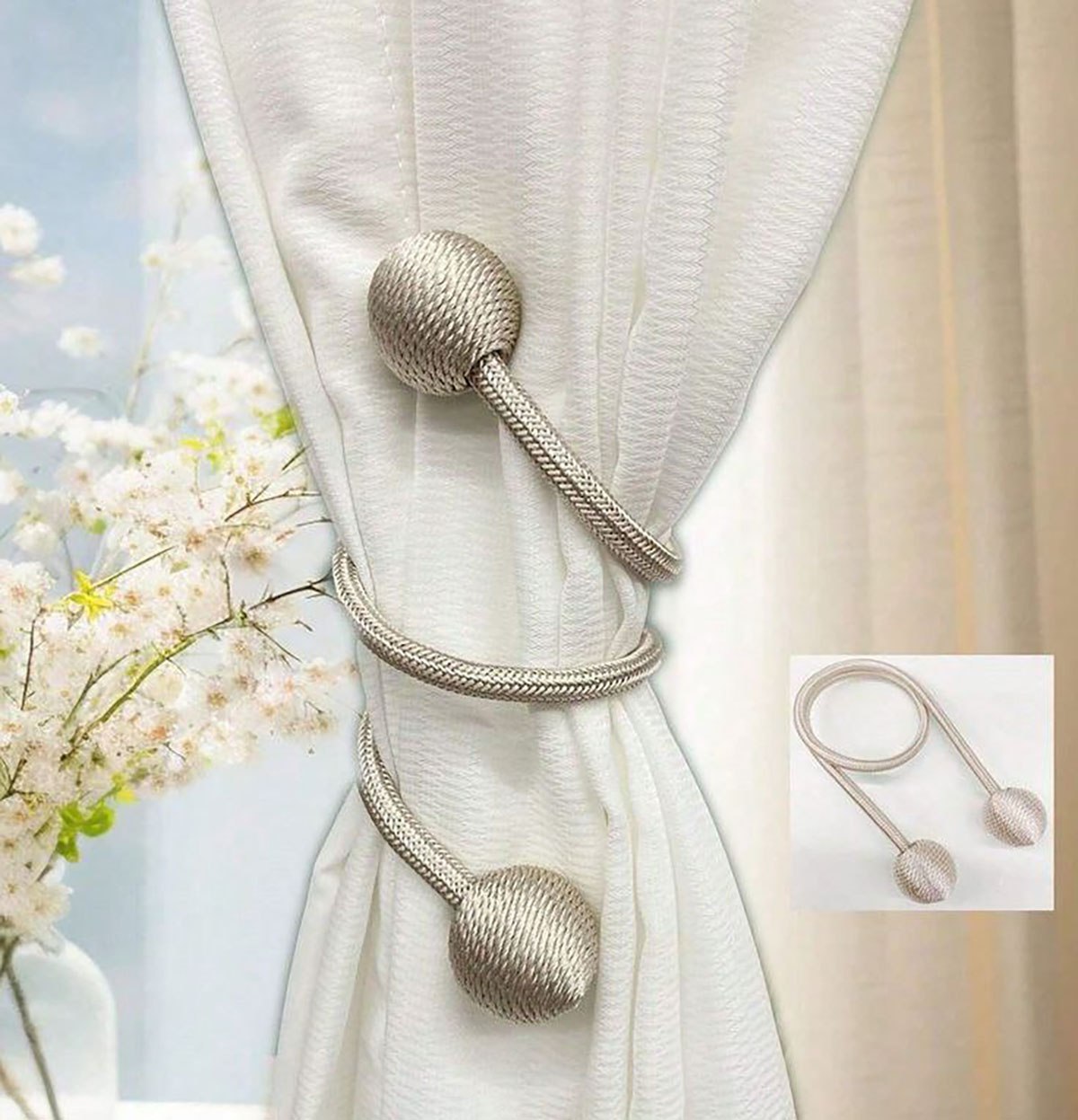 گیره پرده مینیمال دیجی کالا
