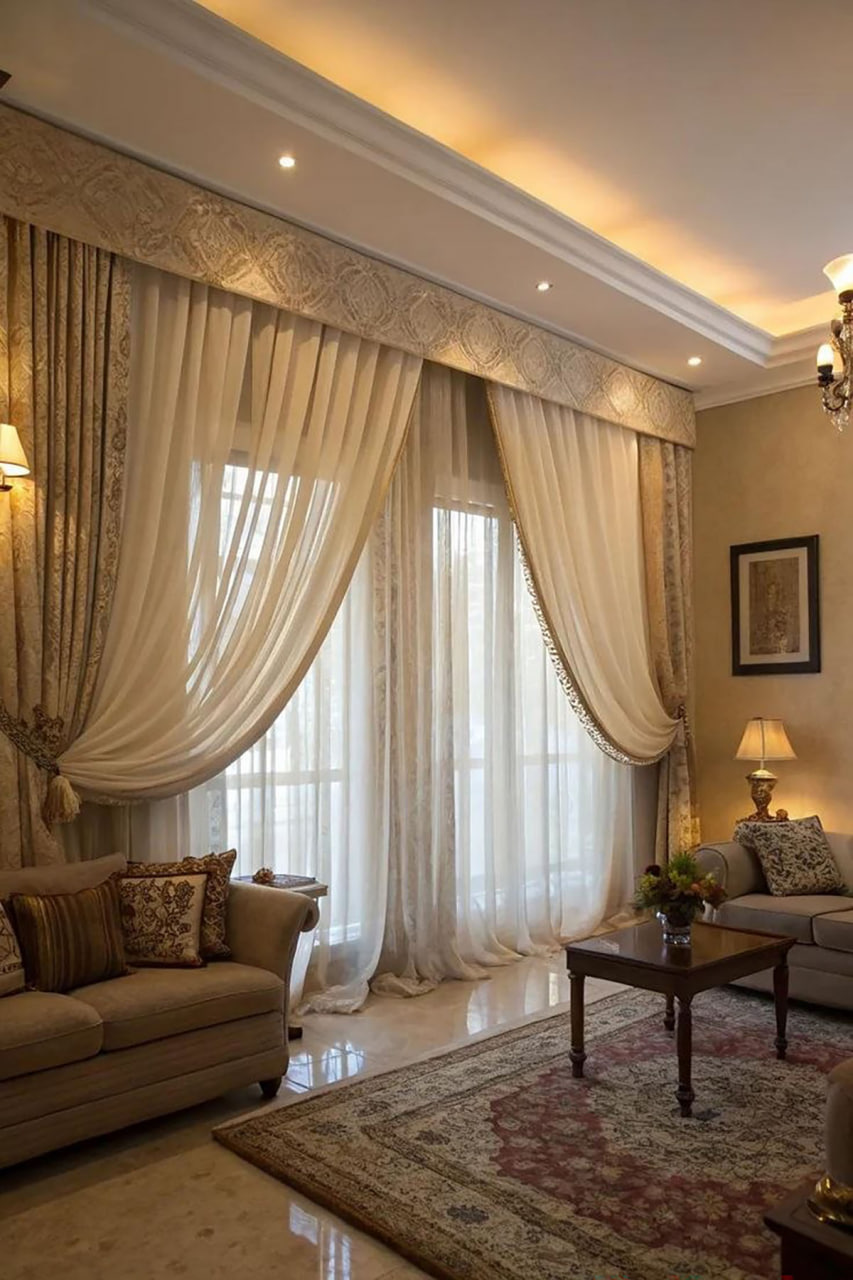 مدل دوخت پردهای جدید پذیرایی 