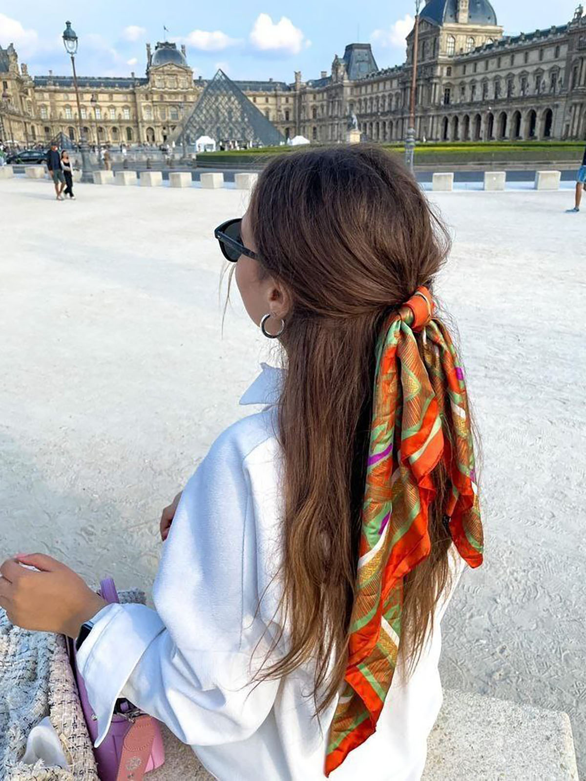 مدل مو با هدبند پارچه ای 
