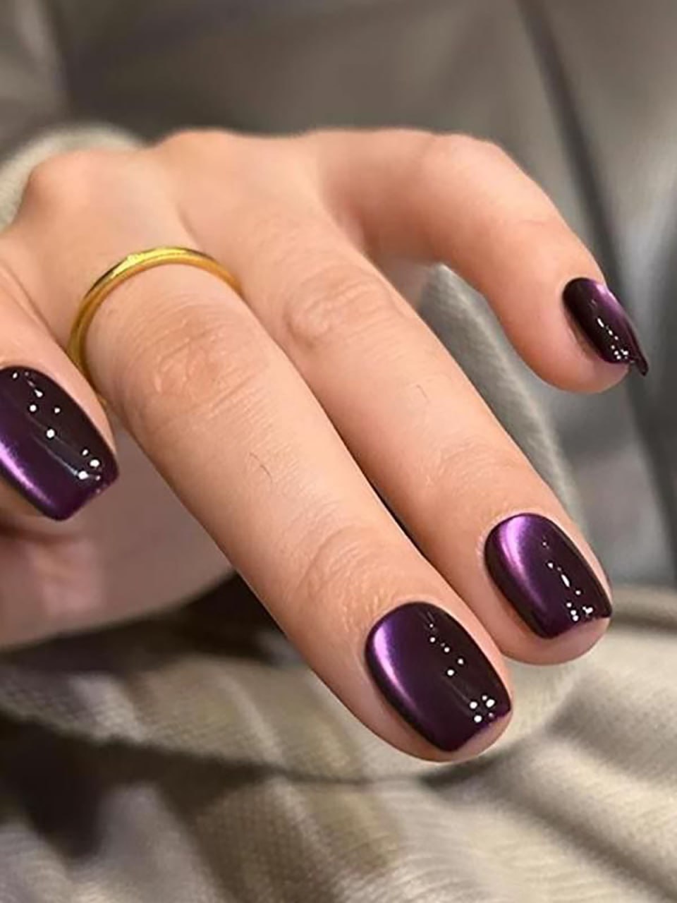 لاک چشم گربه ای نقره ای
