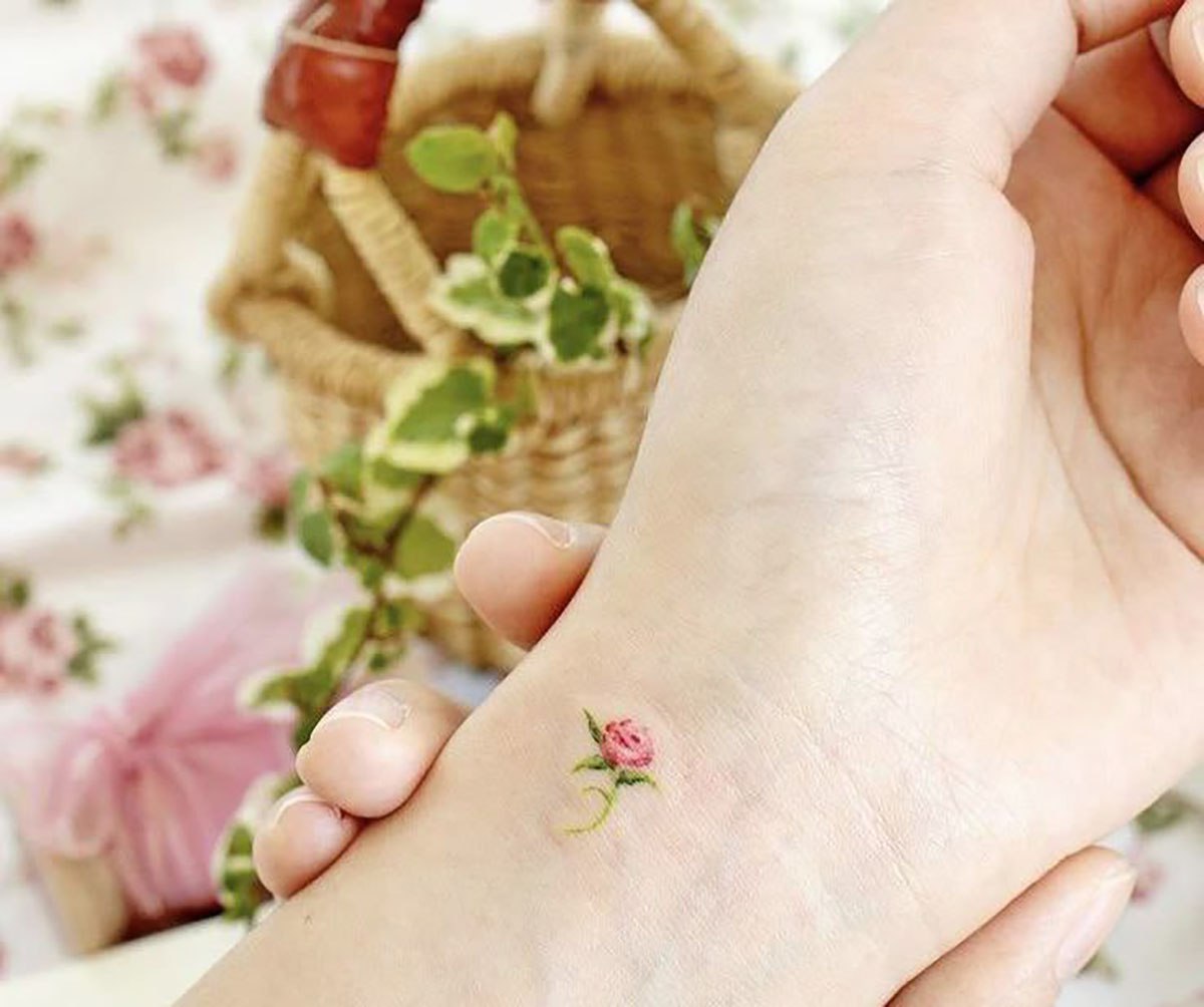طرح تاتو مینیمال دخترانه