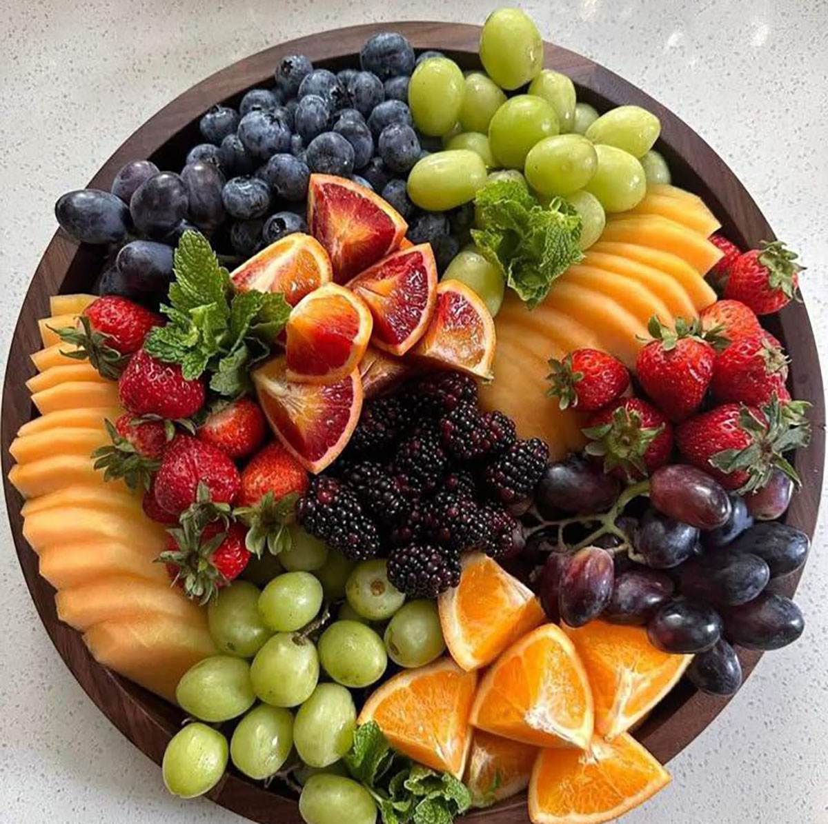 تزیین بشقاب میوه برای مدرسه
