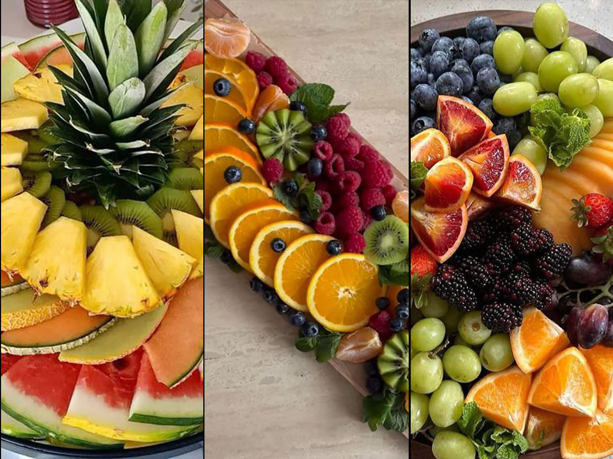 عکس تزیین میوه ساده