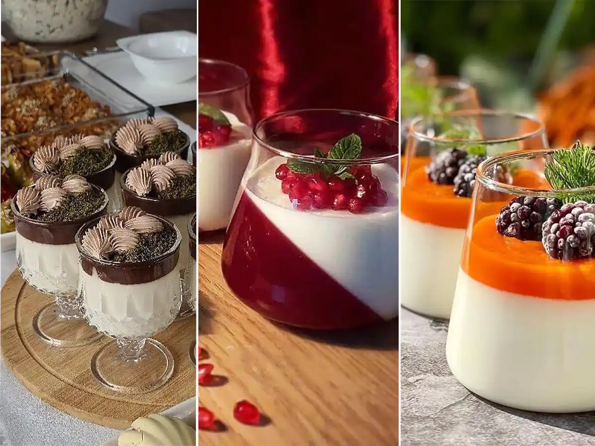 تزیین ژله با میوه