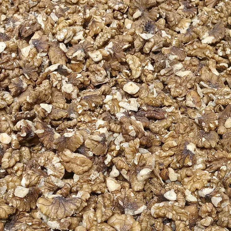 توده مغز گردوی خردشده تازه