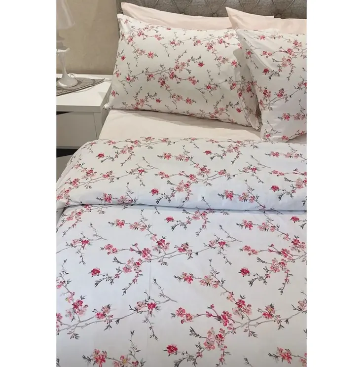 مدل ست خواب دو نفره طرح شکوفه برای فصل سرد