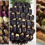 خواص خرما؛ کالکشن خرماهای تزیین‌شده با گردو و پسته