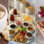کلاژ نمونه‌های کاسه دکوری برای میز پذیرایی