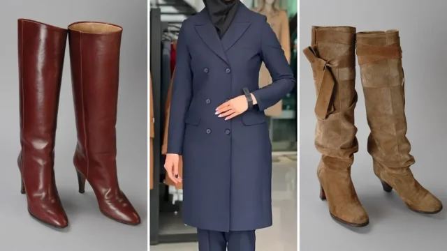 فقط با این ۵ ست، مدل مانتو با بوت رو درست بچین و حسابی شیک شو