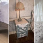 کلاژ مدل میز پاتختی چوبی و مدرن
